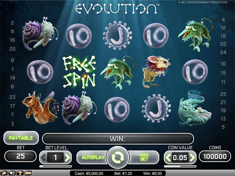 игровой автомат Evolution