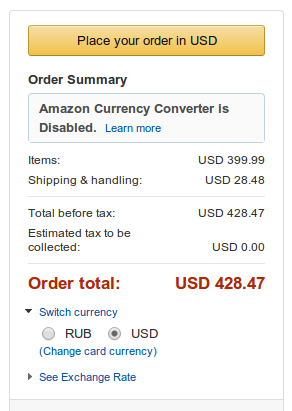 стоимость PS4 на Amazon