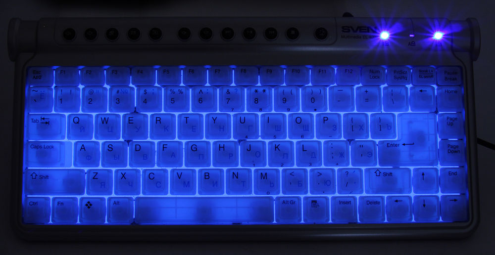 клавиатура с подсветкой
