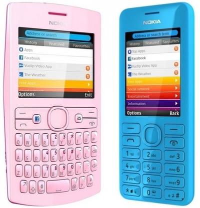 Nokia Asha 205 и Asha 206