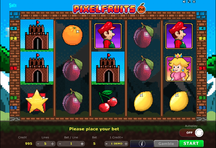 Pixel Fruits 2D