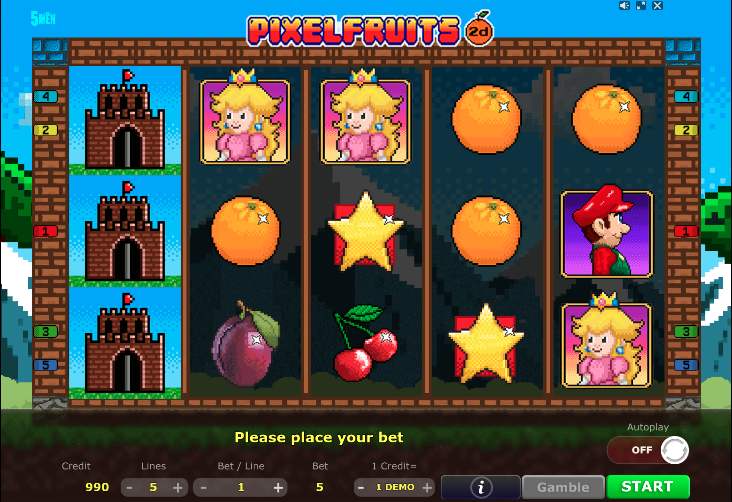 Pixel Fruits 2D