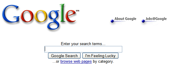 Google в 2000 году